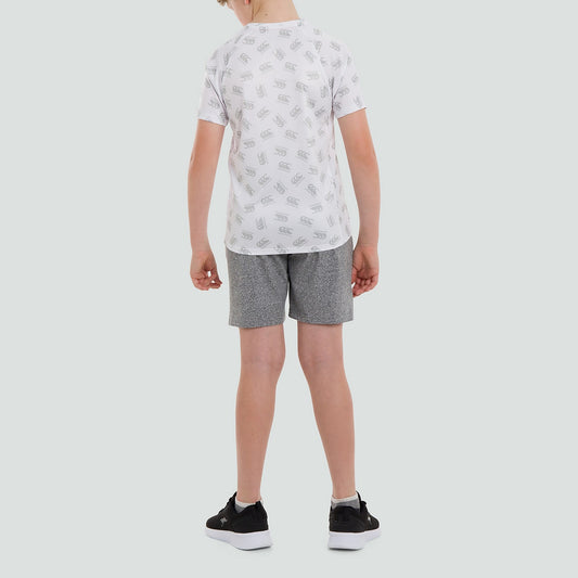 JUNIOR CANTERBURY UNISEX COTTON SHORTS GREY