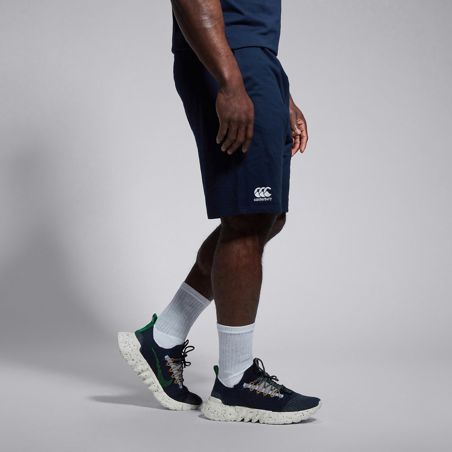 MENS CANTERBURY COTTON SHORTS NAVY