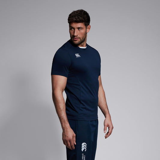 MENS CANTERBURY CLUB DRY TEE NAVY
