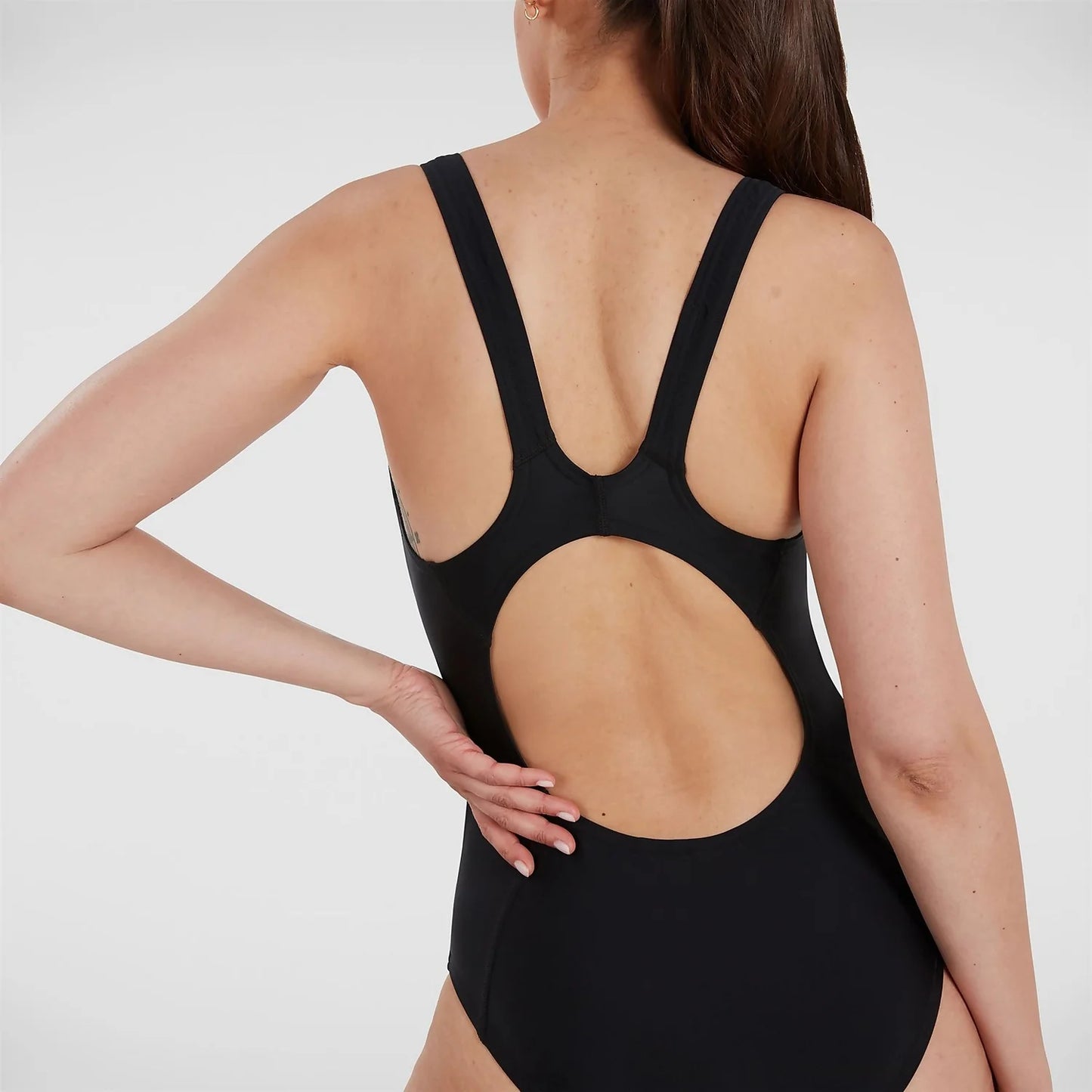 WOMEN'S MATERNITY FITNESS SWIMSUIT BLACK