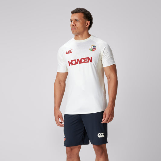 MENS BRITISH & IRISH LIONS SUPERLIGHT TEE CREAM