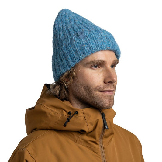 Eyla Lake Blue - Knitted & Polar Beanie - BUFF