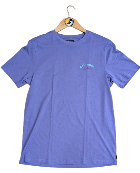 Deep Sea Flame Ballycastle - Short Sleeve T-Shirt in Purple