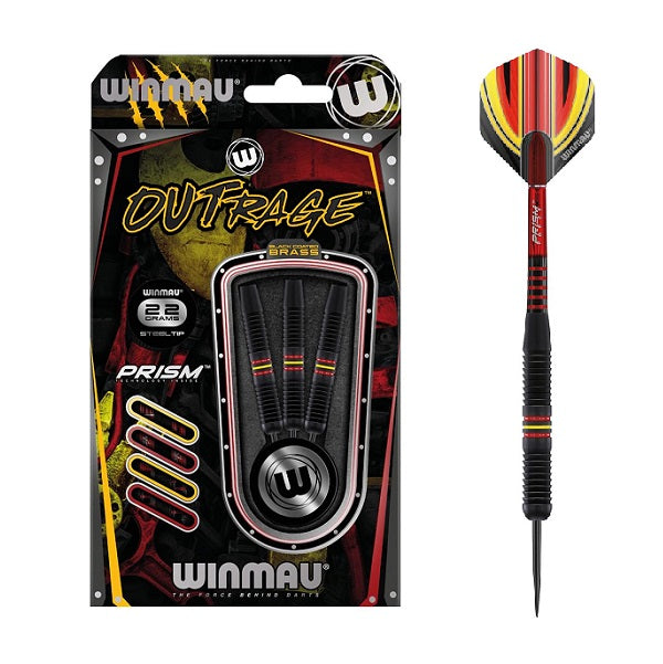 Winmau Outrage Brass Darts - 20g