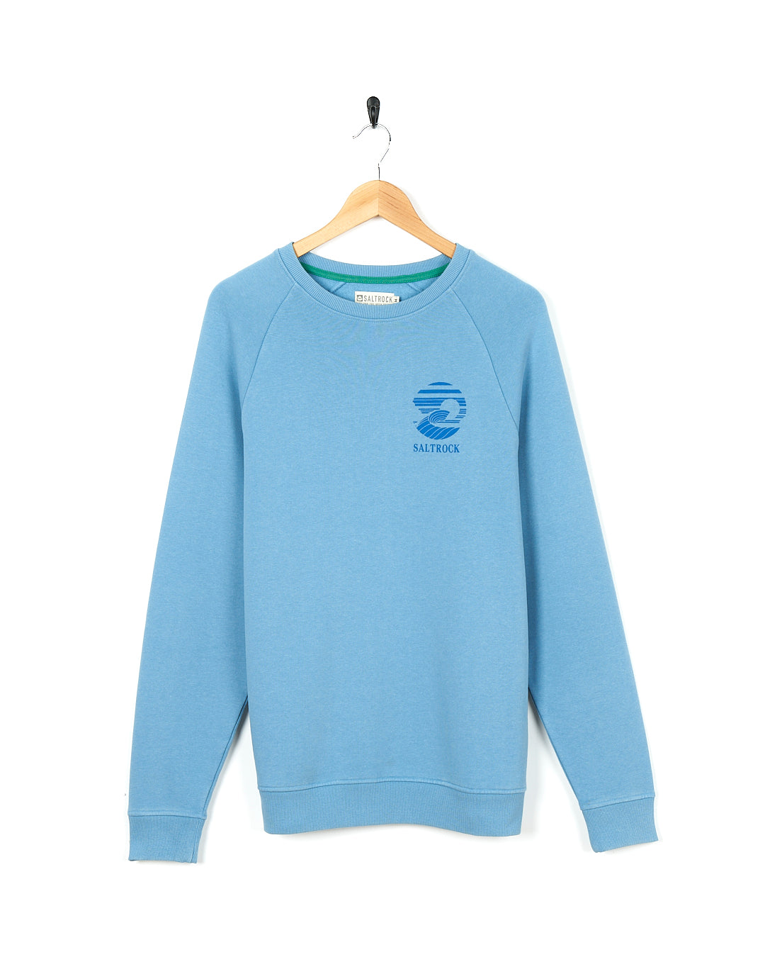 Atlantic - Mens Crew Sweat - Light Blue