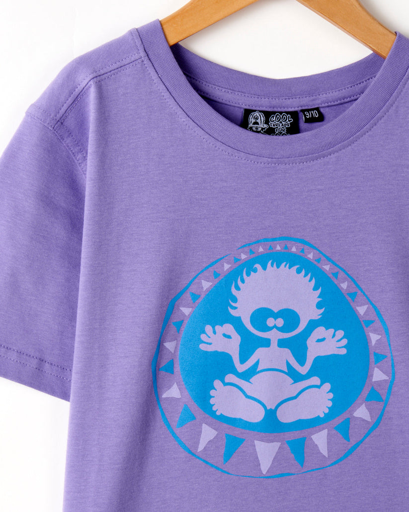 Back in the Day - Boys Short Sleeve T-Shirt - Purple