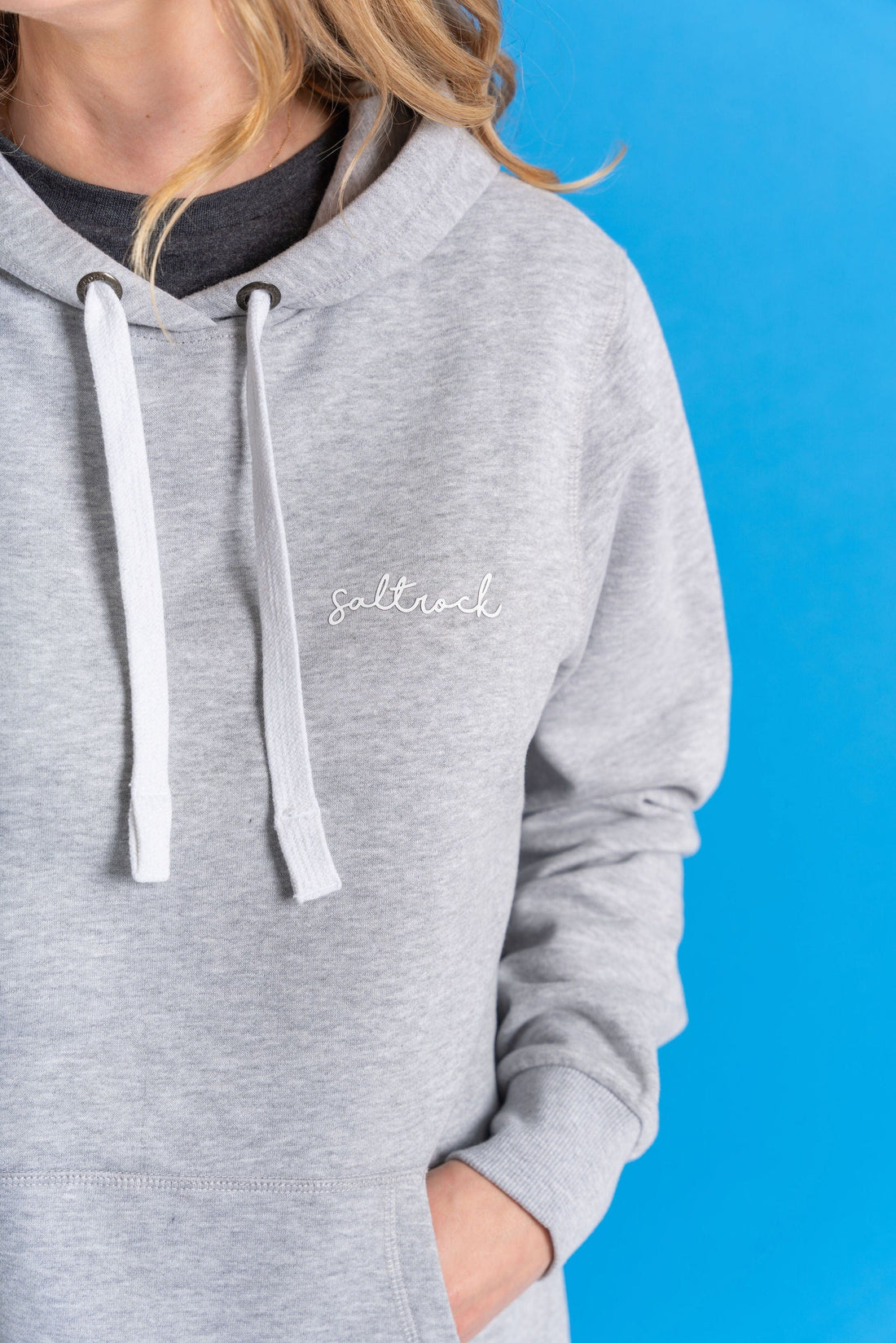 Velator - Womens Pop Hoodie - Grey