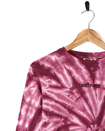 Effie - Kids Tie Dye Sweatdress - Pink