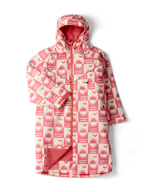 Recycled Changing Robe - Equinox - Coral