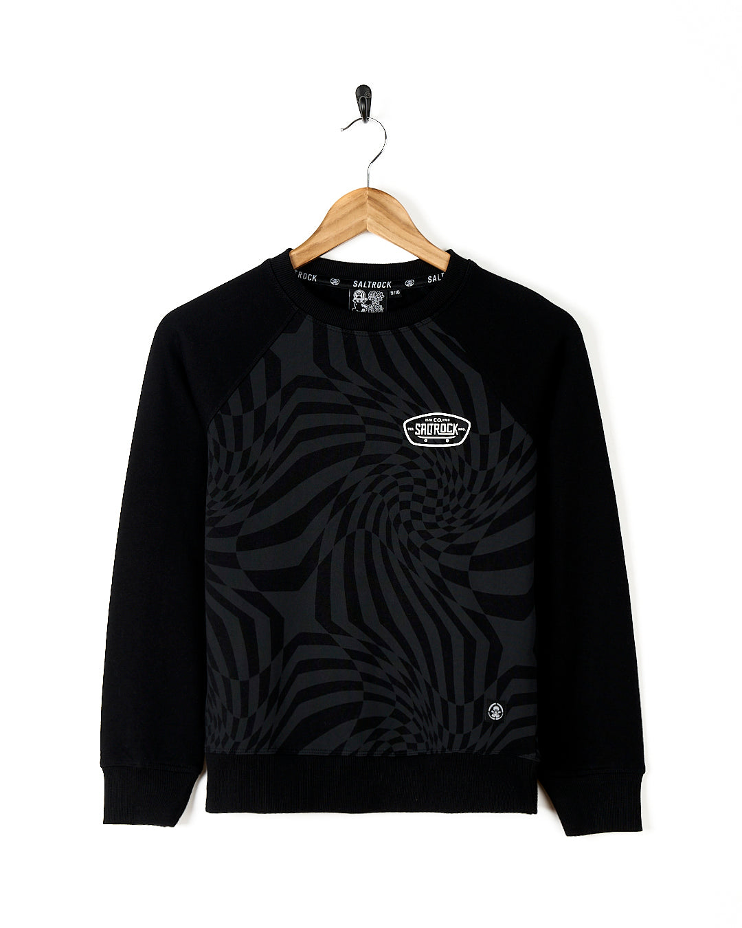 Grip It - Boys Crew Neck Sweat - Black