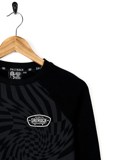 Grip It - Boys Crew Neck Sweat - Black