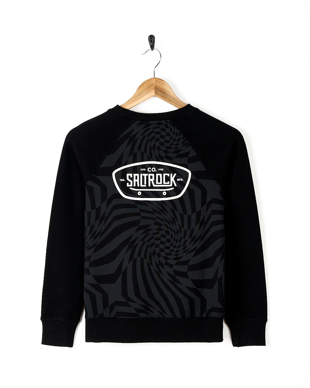 Grip It - Boys Crew Neck Sweat - Black