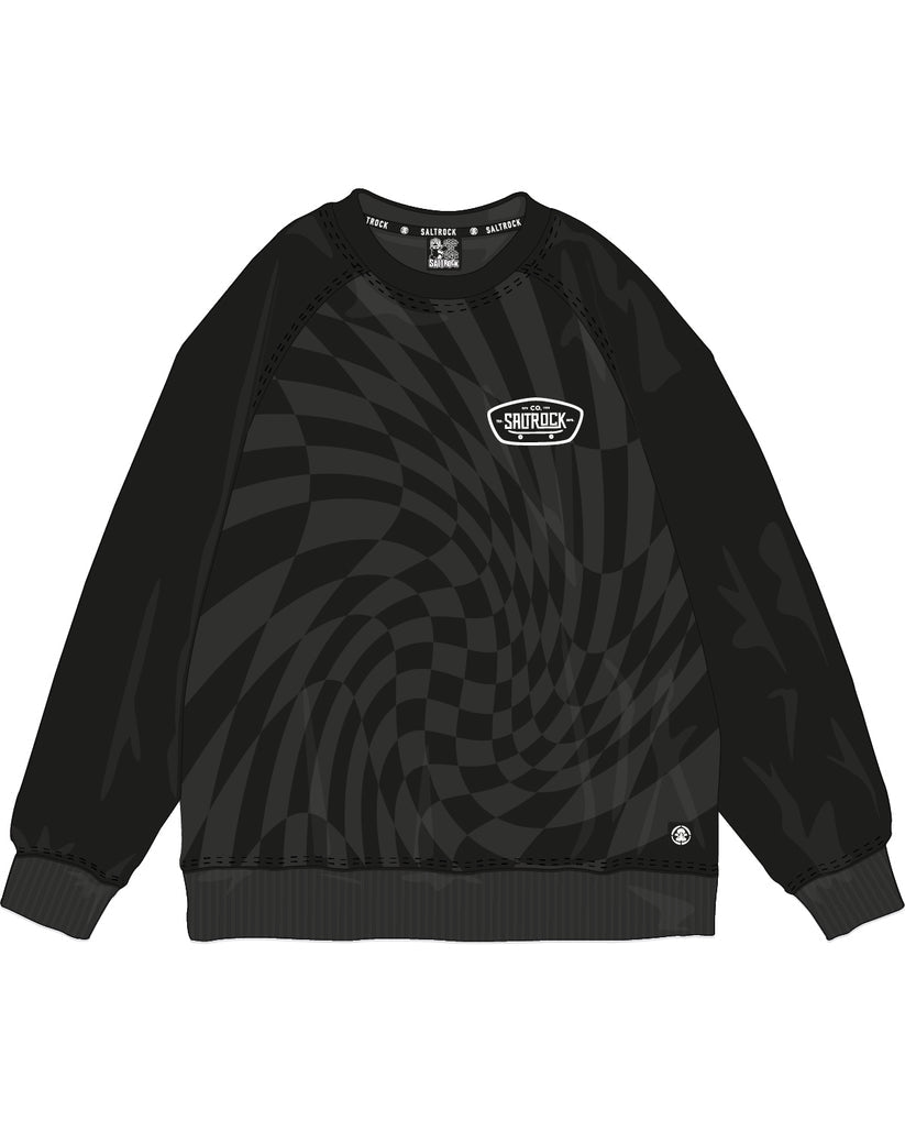 Grip It - Boys Crew Neck Sweat - Black