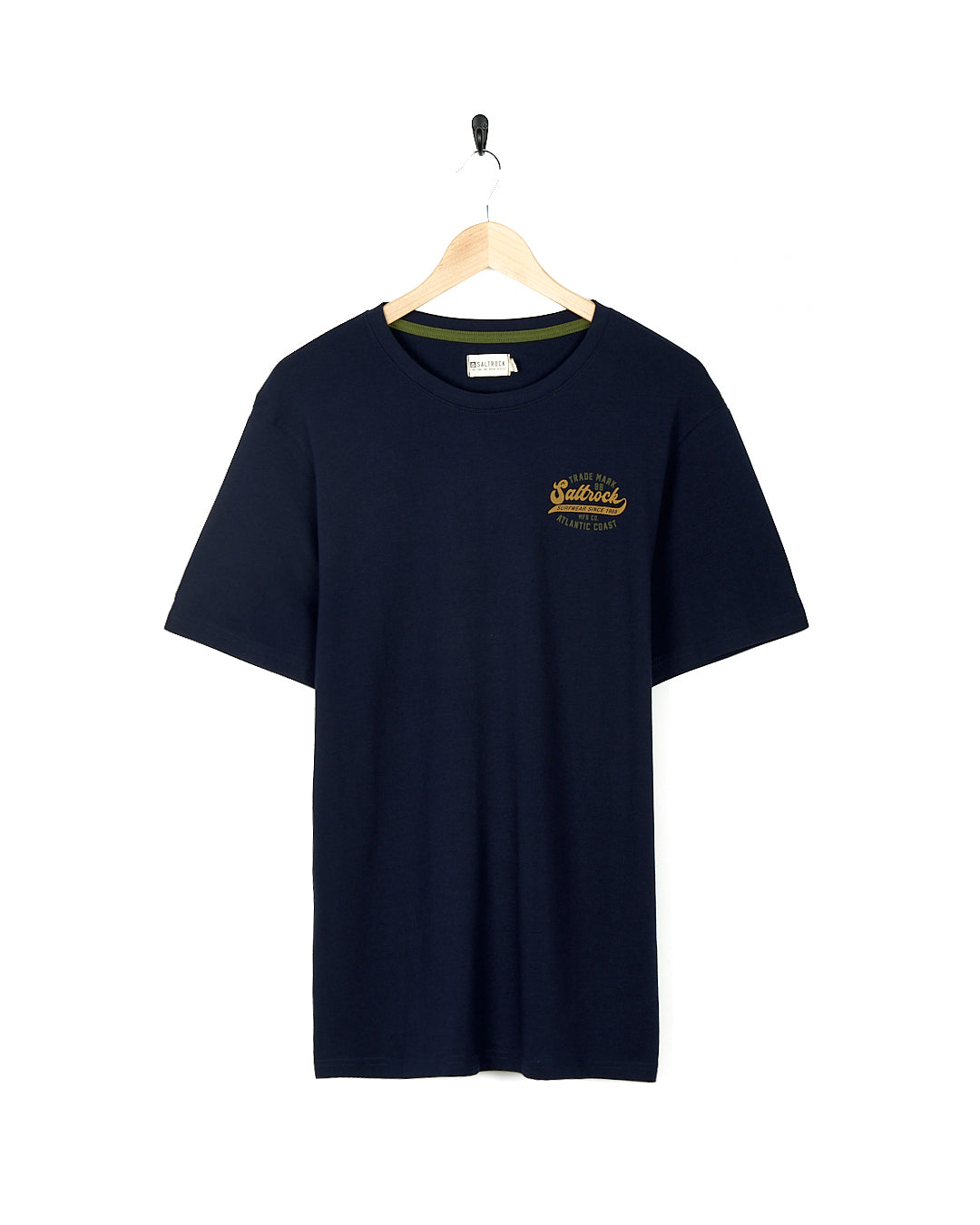 Home Run - Mens Short Sleeve T-Shirt - Dark Blue
