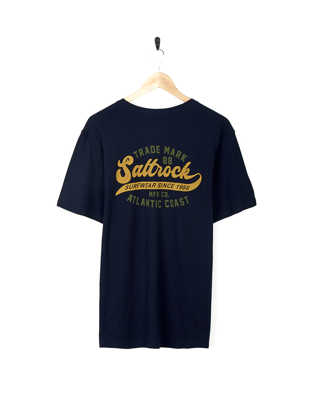 Home Run - Mens Short Sleeve T-Shirt - Dark Blue