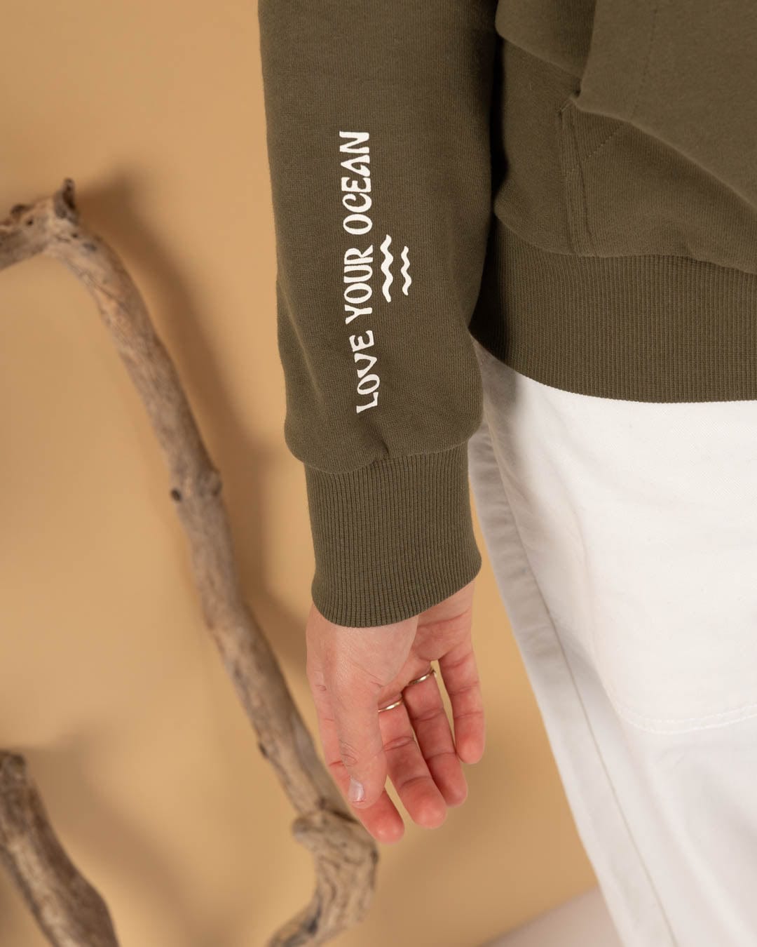 Solace - Womens Pop Hoodie - Green