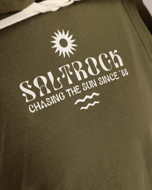 Solace - Womens Pop Hoodie - Green