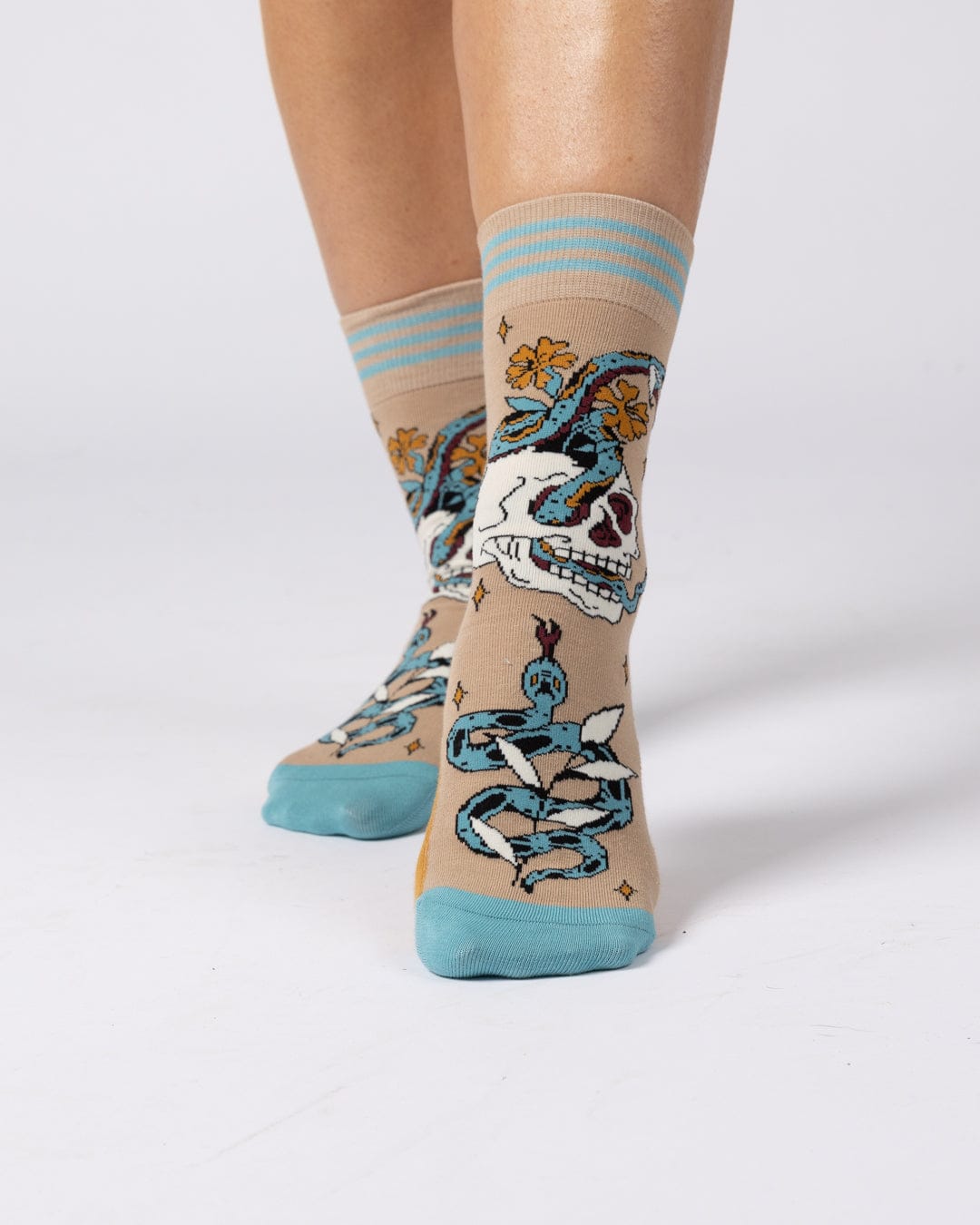 Yesterdays Youth Socks in Beige