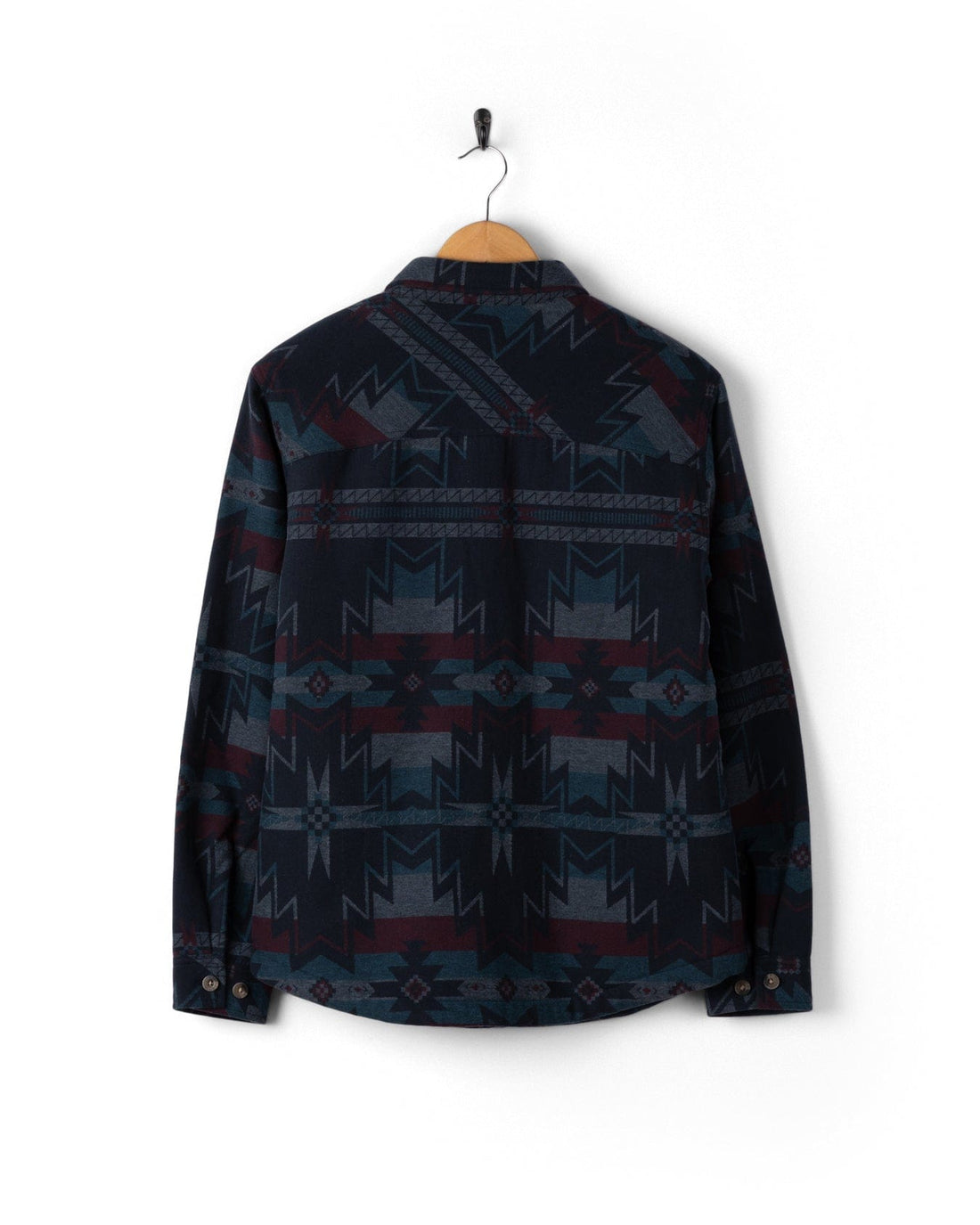 Stella Aztec - Womens Shacket - Blue