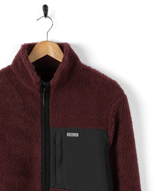 Wye - Mens Borg Zip Fleece 2 - Purple