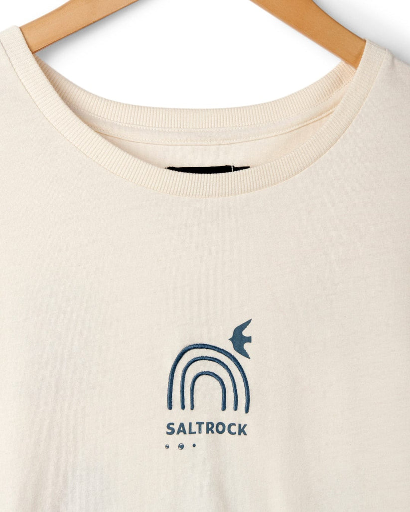 Journey - Recycled Womens Short Sleeve T-Shirt - Cream