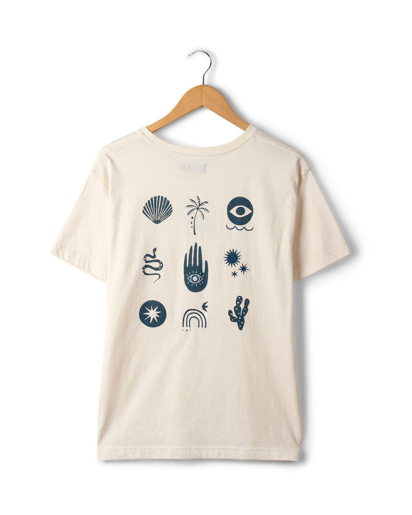 Journey - Recycled Womens Short Sleeve T-Shirt - Cream