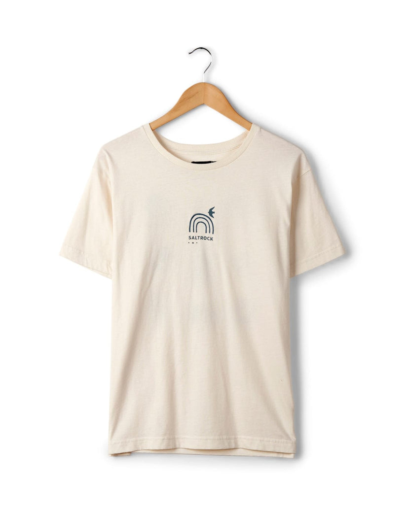 Journey - Recycled Womens Short Sleeve T-Shirt - Cream