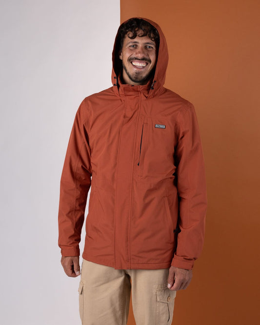 Whistler II - Waterproof Hooded Jacket - Orange