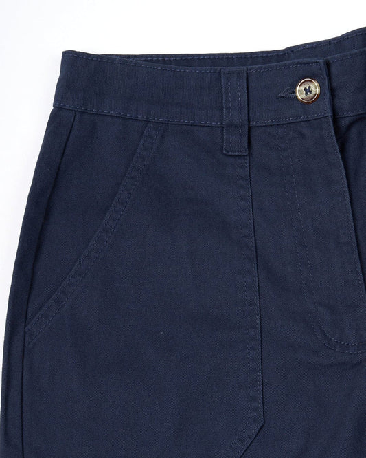 Liesl - Womens Chino Shorts - Blue/Navy