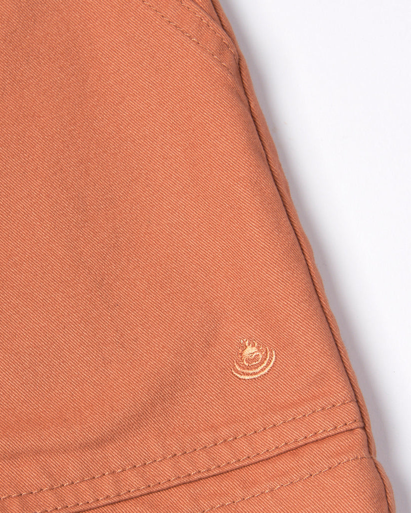 Liesl - Womens Chino Shorts - Brown/Orange