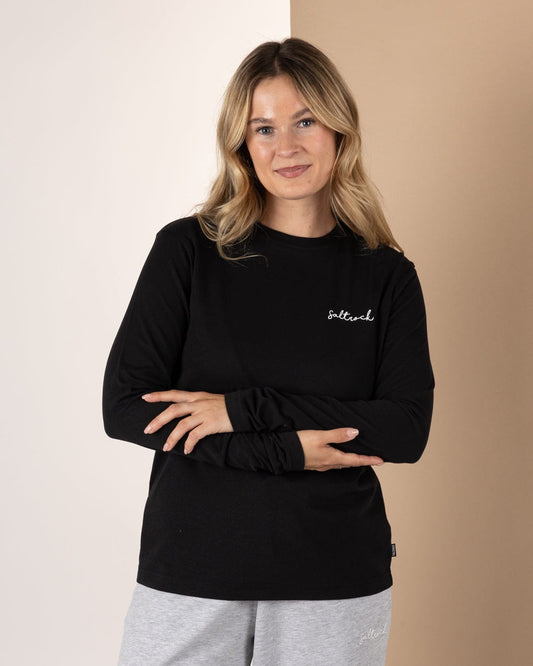 Velator - Womens Long Sleeve T-Shirt - Black