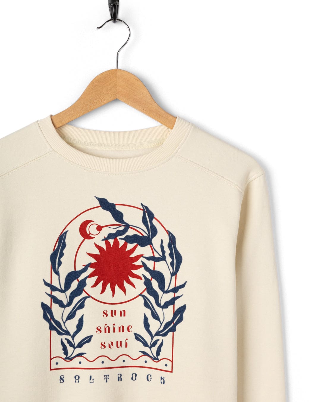 Sunshine Soul - Womens Sweat Top - Cream