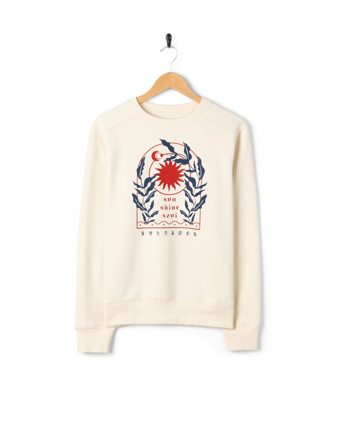 Sunshine Soul - Womens Sweat Top - Cream