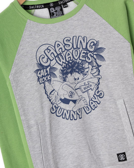 Chasing Waves - Kids Sweat Top