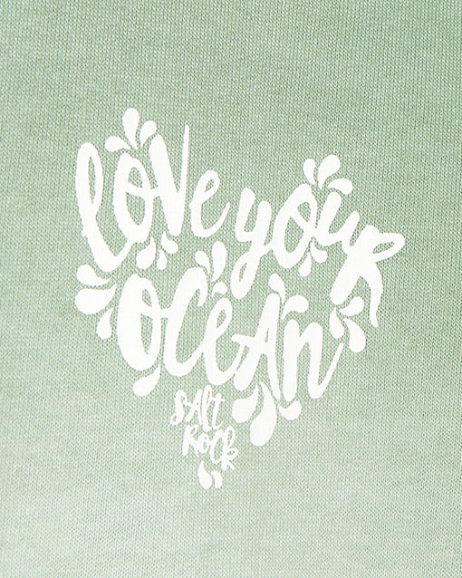 Nellie - Kids Dip Dye Pop Hoodie - Light Green