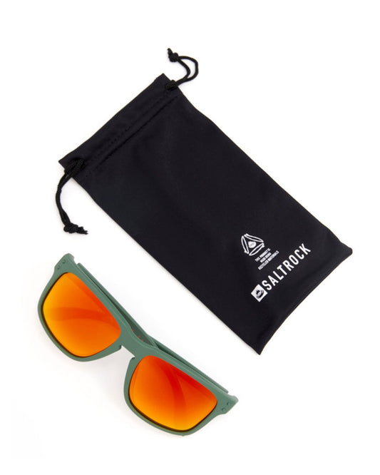 Ranger Recycled Polarised Sunglasses in Green