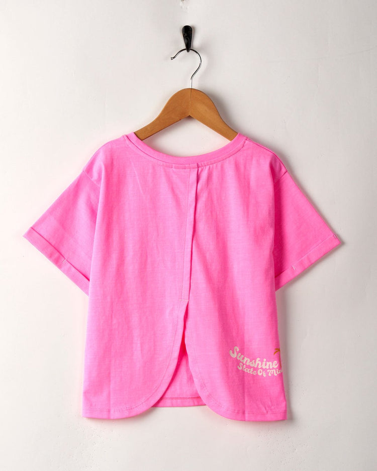 Sunshine State - Recycled Kids T-Shirt - Pink