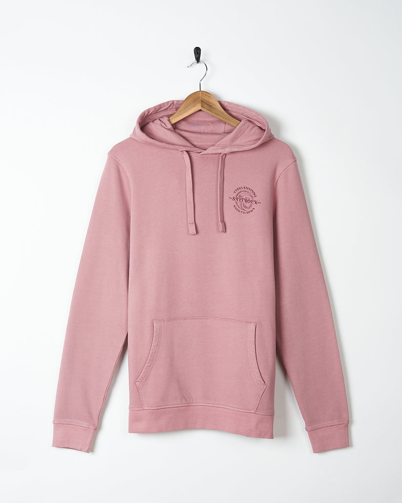 Tidal Rhythms - Mens Pop Hoodie - Pink