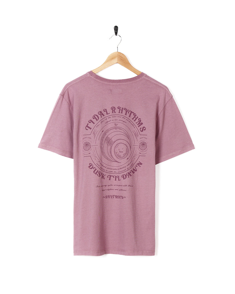 Tidal Rhythms - Mens Short Sleeve T-Shirt - Pink
