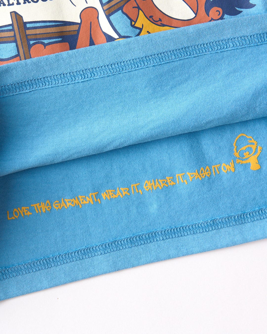 Toe The Line - Kids T-Shirt - Blue