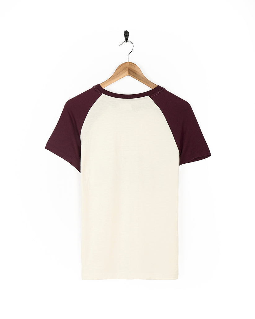 Trademark Floral - Womens Short Sleeve T-Shirt - Cream