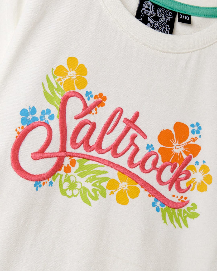 Tropic - Kids Short Sleeve T-Shirt - White