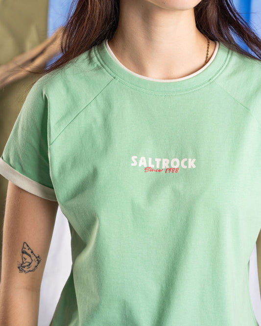 Atlas - Womens Raglan T-Shirt - Green