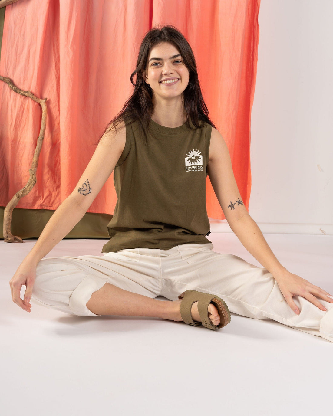 Roots - Womens Tank Top - Green