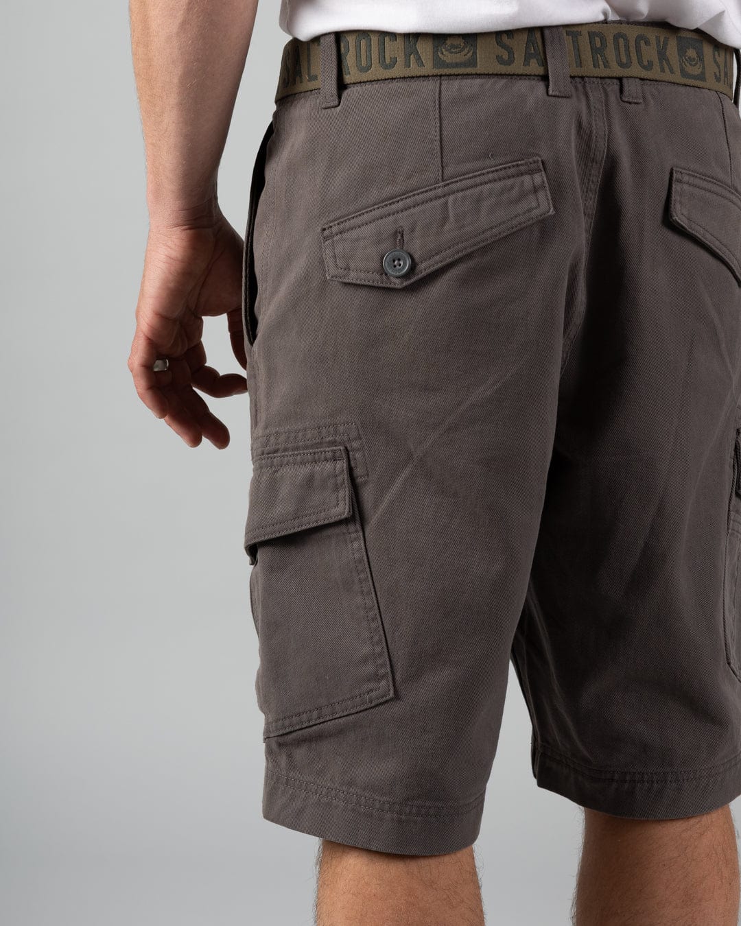 Penwith II - Mens Cargo Short - Dark Grey