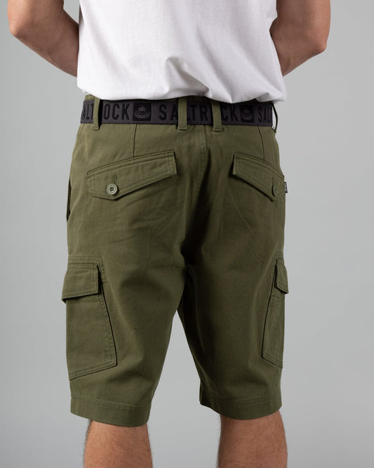 Penwith II - Mens Cargo Short - Dark Green