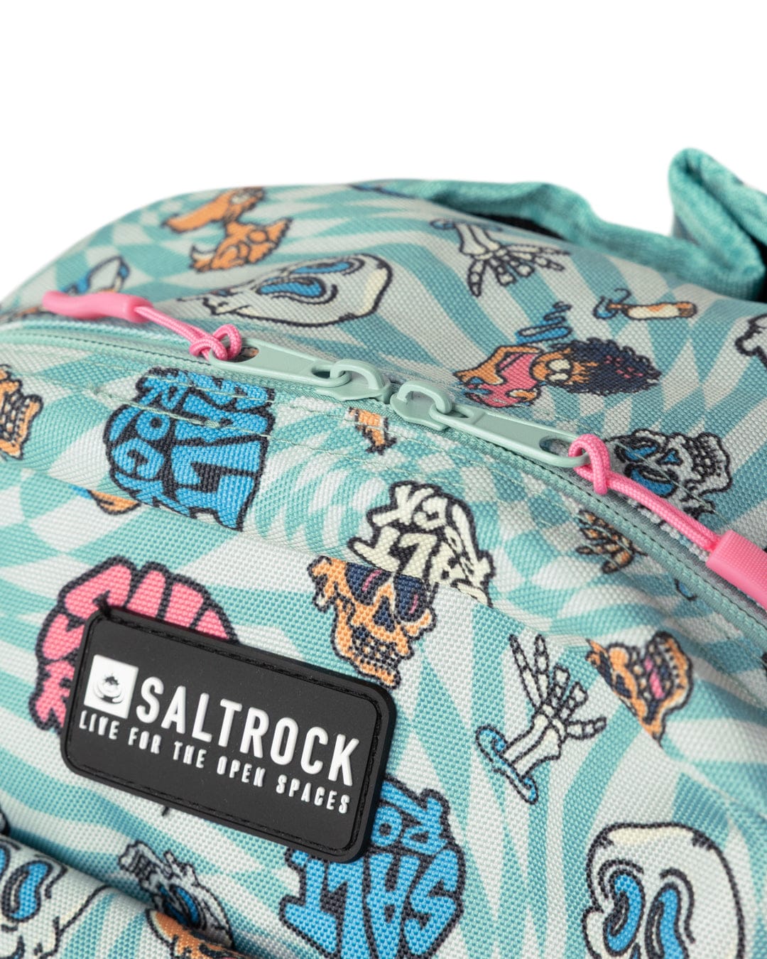 Lush Waves Backpack in Blue