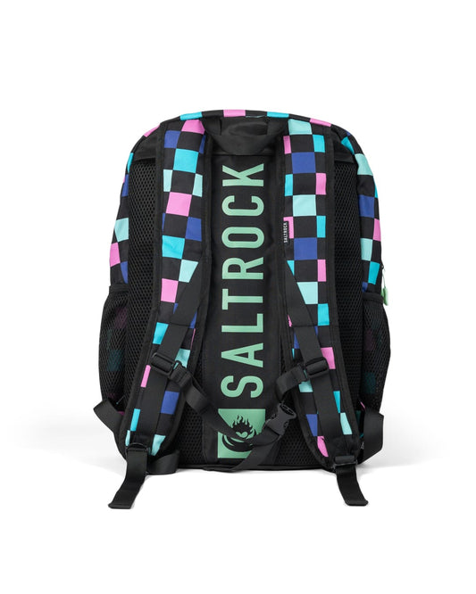 Skatecheck Backpack Rucksack In Black