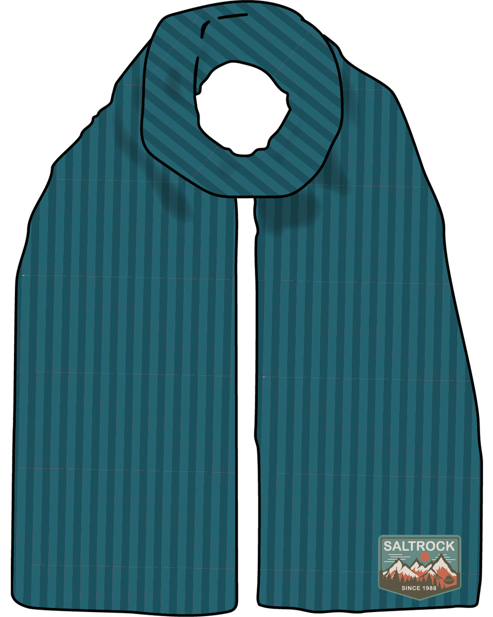 Uplands - Scarf - Dark Teal