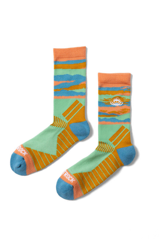 Mountainscape - Hiking Socks - Light Green